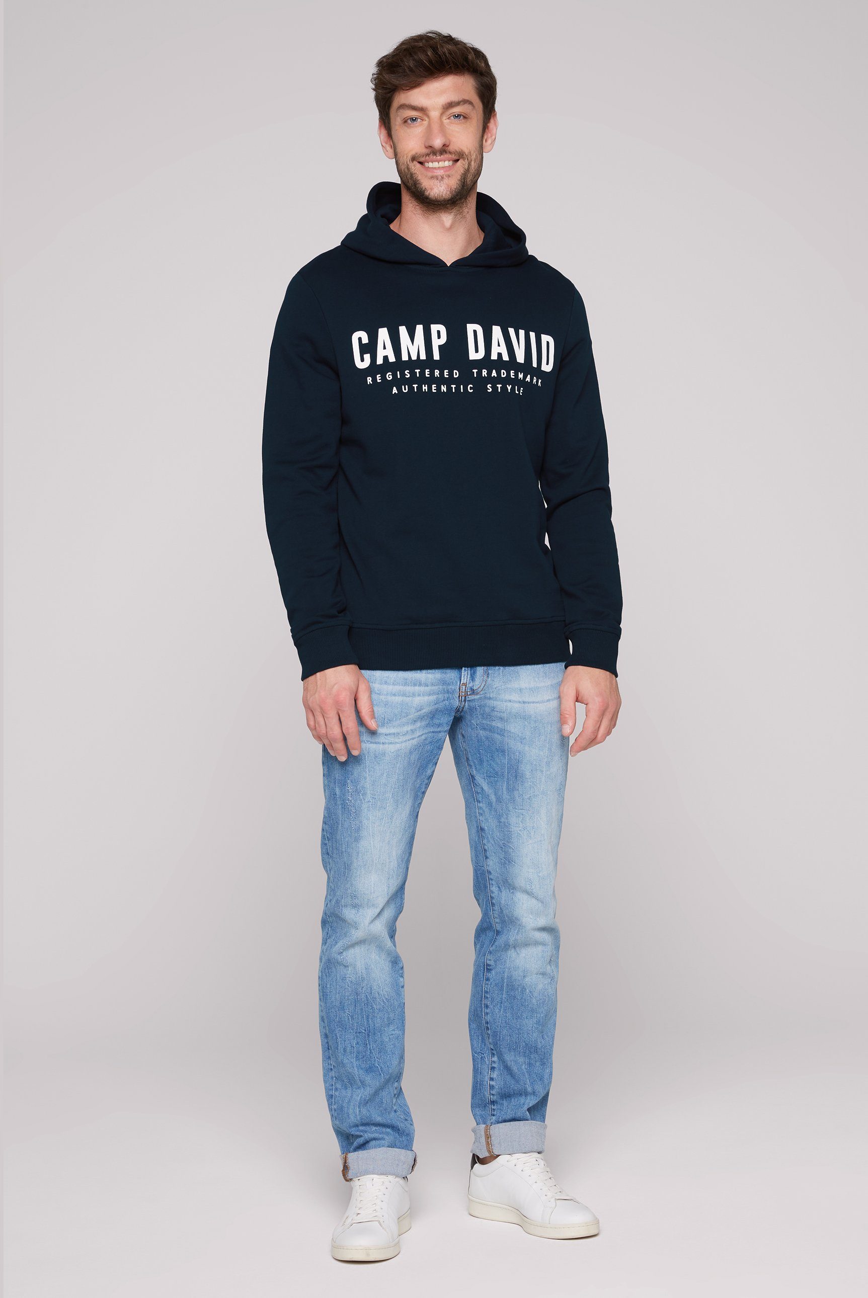 CAMP DAVID Kapuzensweatshirt aus Baumwolle
