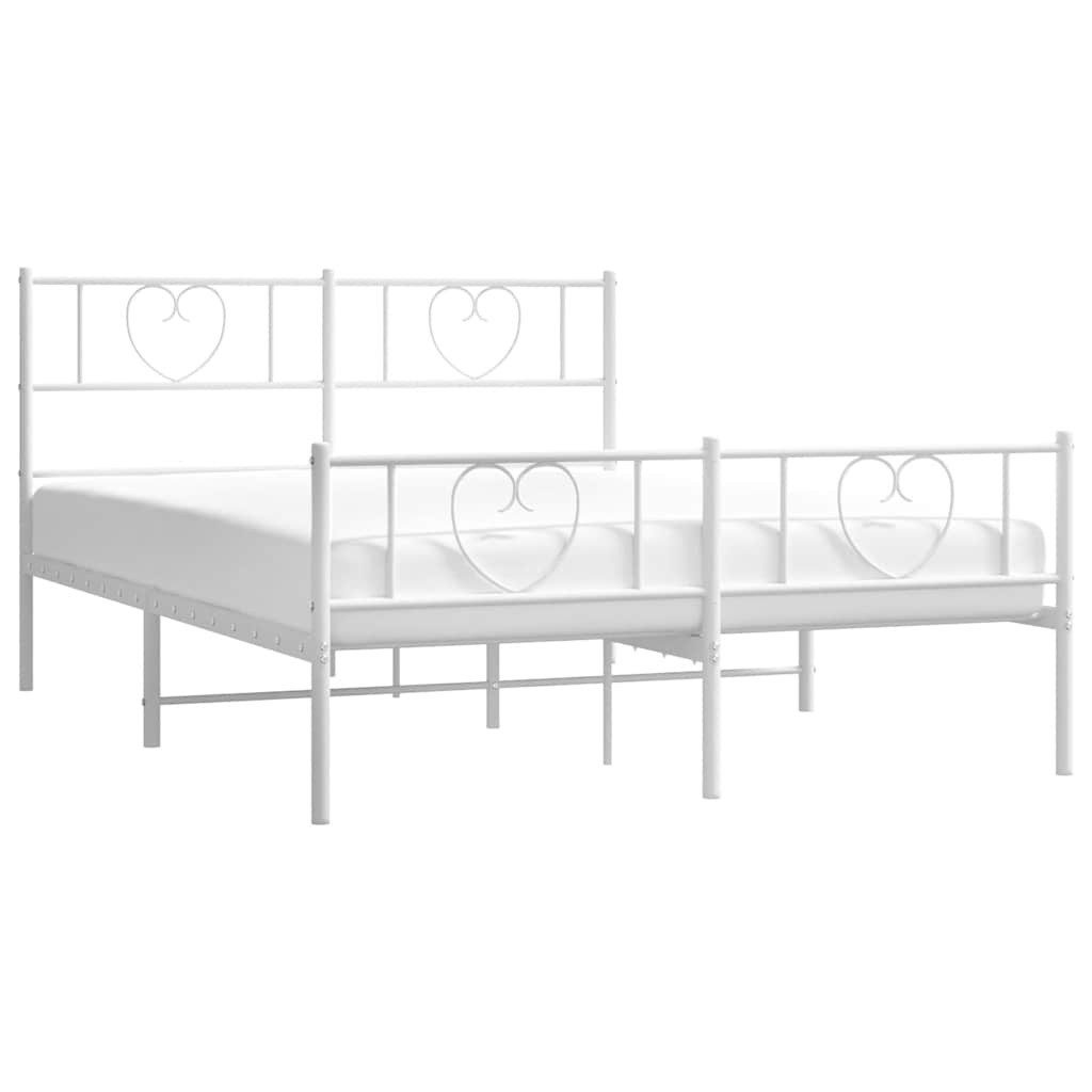 vidaXL Bett Bettgestell mit Kopf- und günstig online kaufen