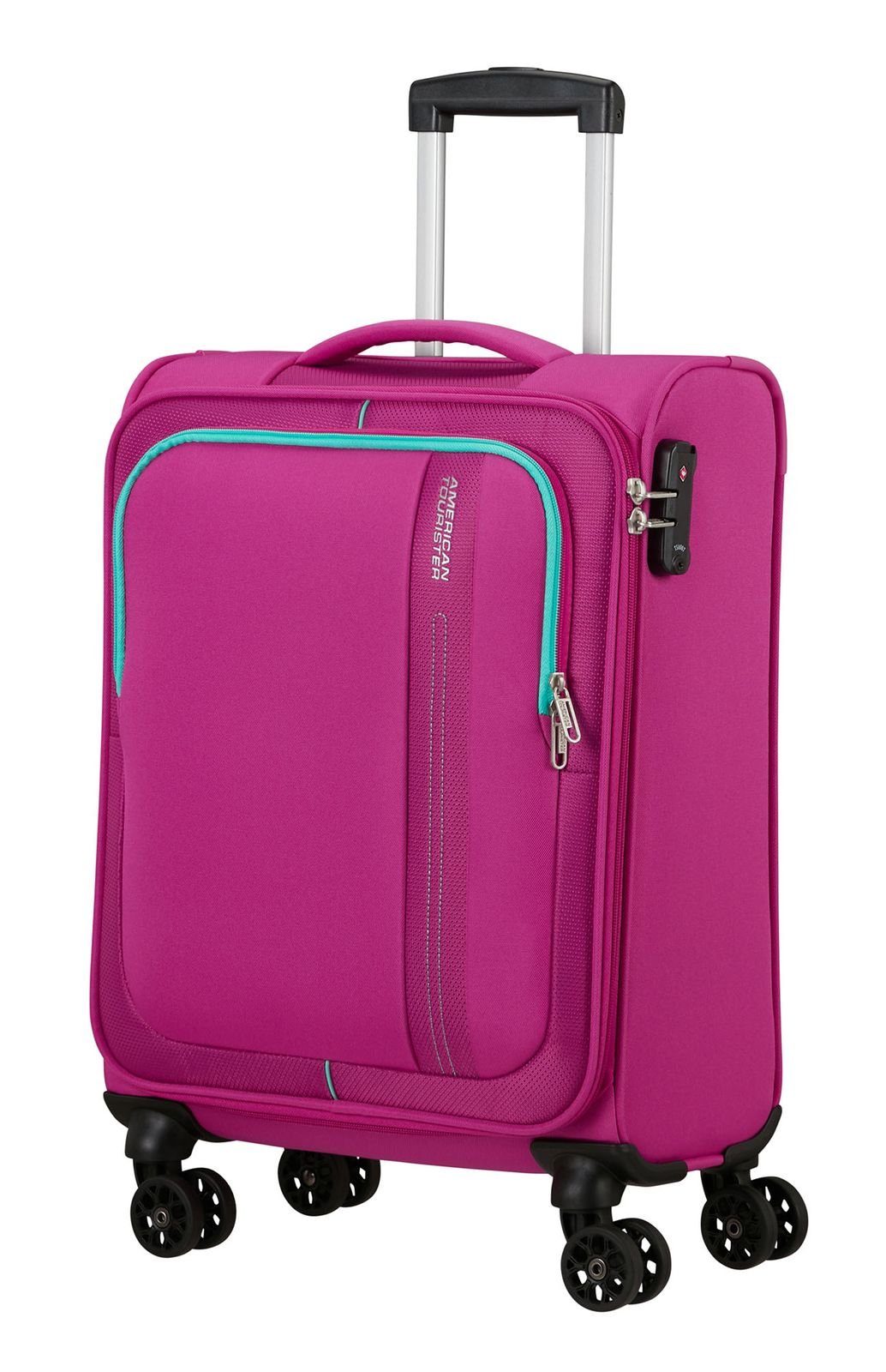 American Tourister® Weichgepäck-Trolley Sea 4 Seeker, Rollen Deep Fuchsia