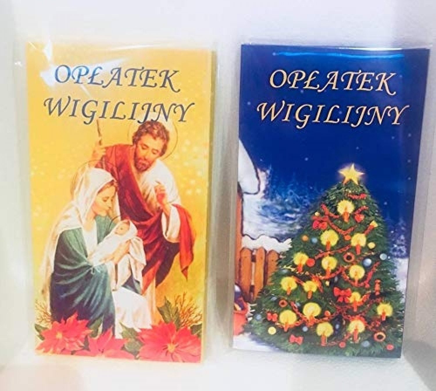 Prima Süßigkeit Oblaten zu Weihnachten Oplatek Wigilijny Swiateczny, 3 x 24 g