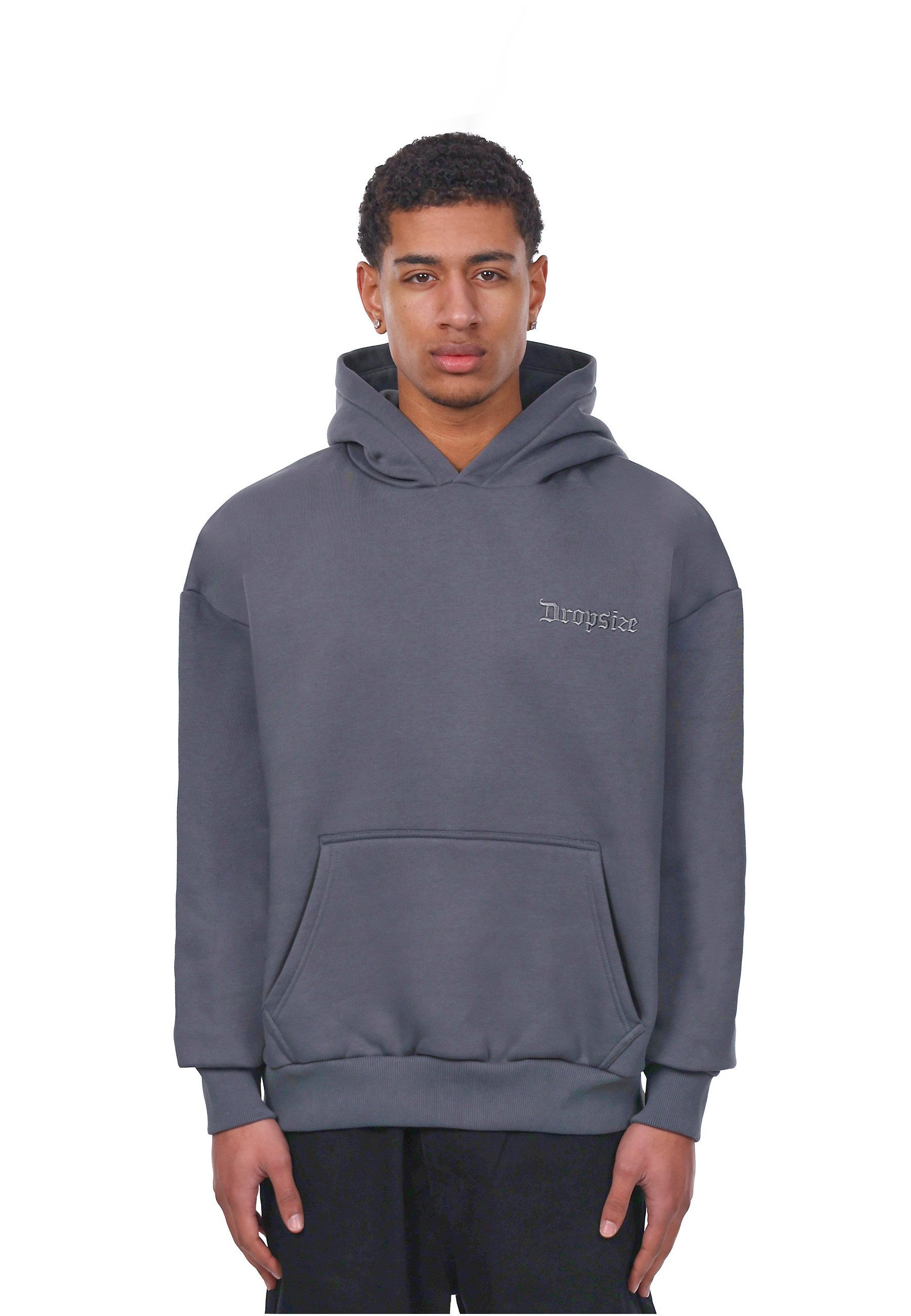Dropsize Kapuzenpullover Dropsize HEAVY OVERSIZE EMBO HOODIE (1-tlg)