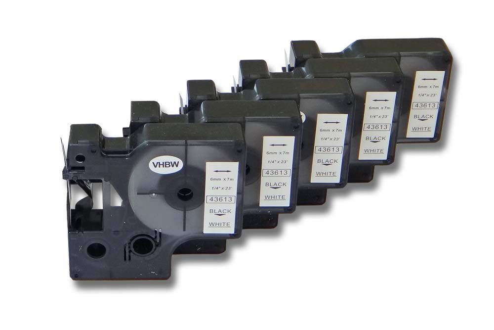 vhbw Beschriftungsband passend für Dymo LabelManager 420P, 400, 450D, 450, 500, 300, 350