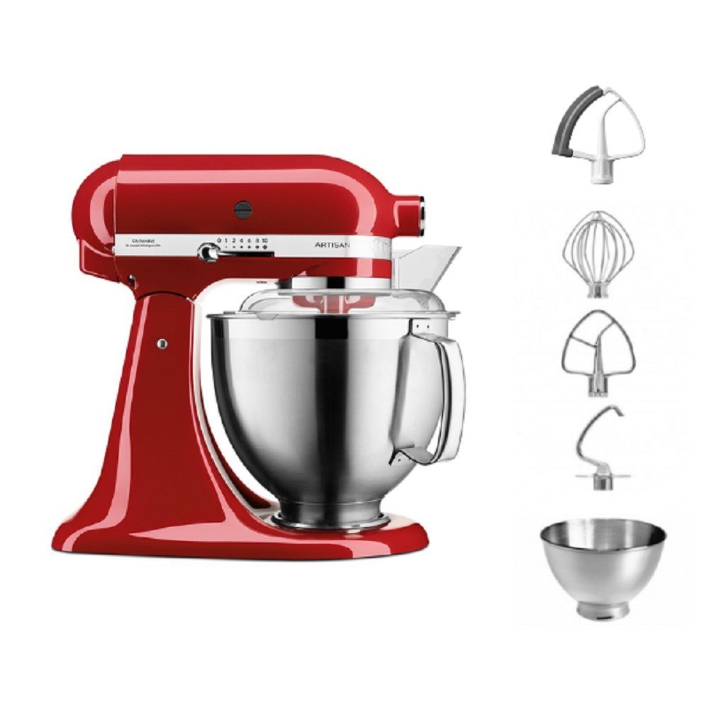 KitchenAid Küchenmaschine KitchenAid 4,8 L 5KSM185 Artisan Küchenmaschine Flexiset