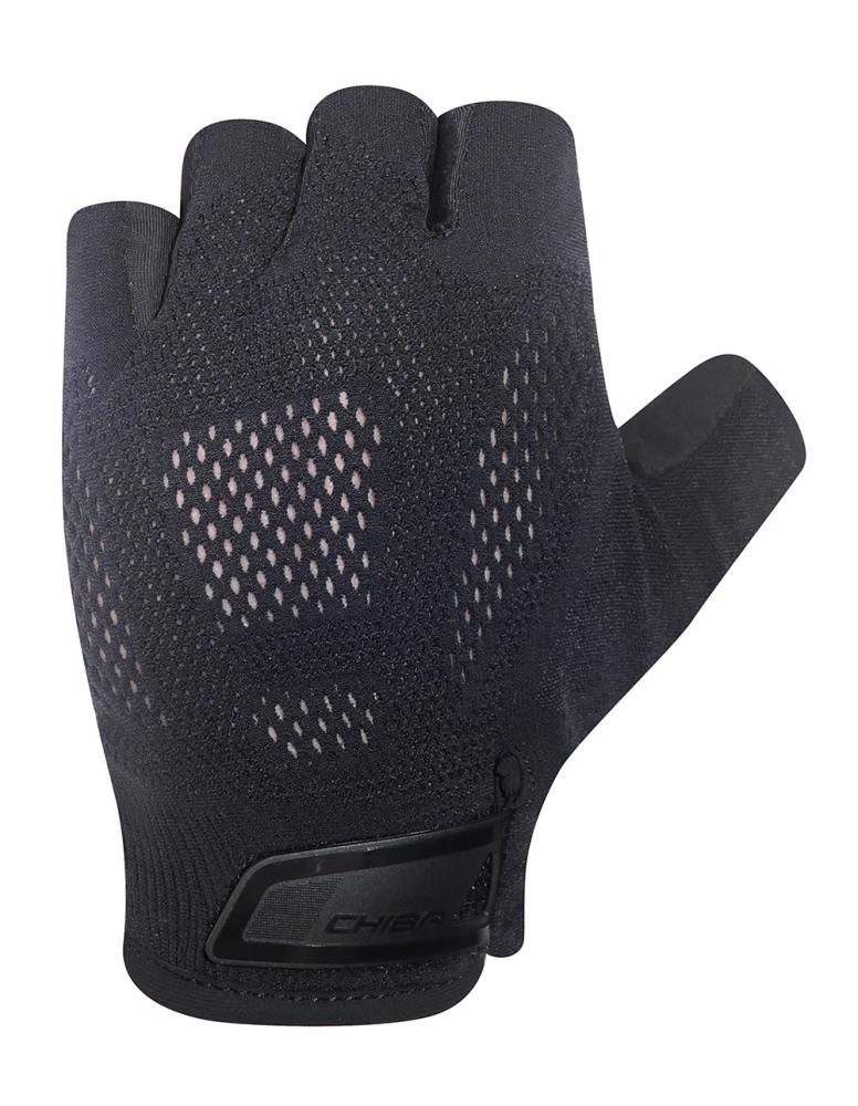 Fahrradhandschuhe CHIBA BioXCell Road - Radhandschuhe kurz, schwarz, Größe L