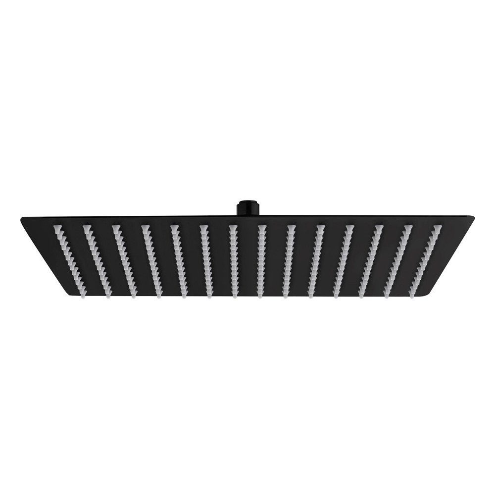 Aloni Kopfbrause SH4030B, (einzel, 1-tlg), Aloni Regendusche Kopfbrause Quadrat Schwarz matt 30x30 cm