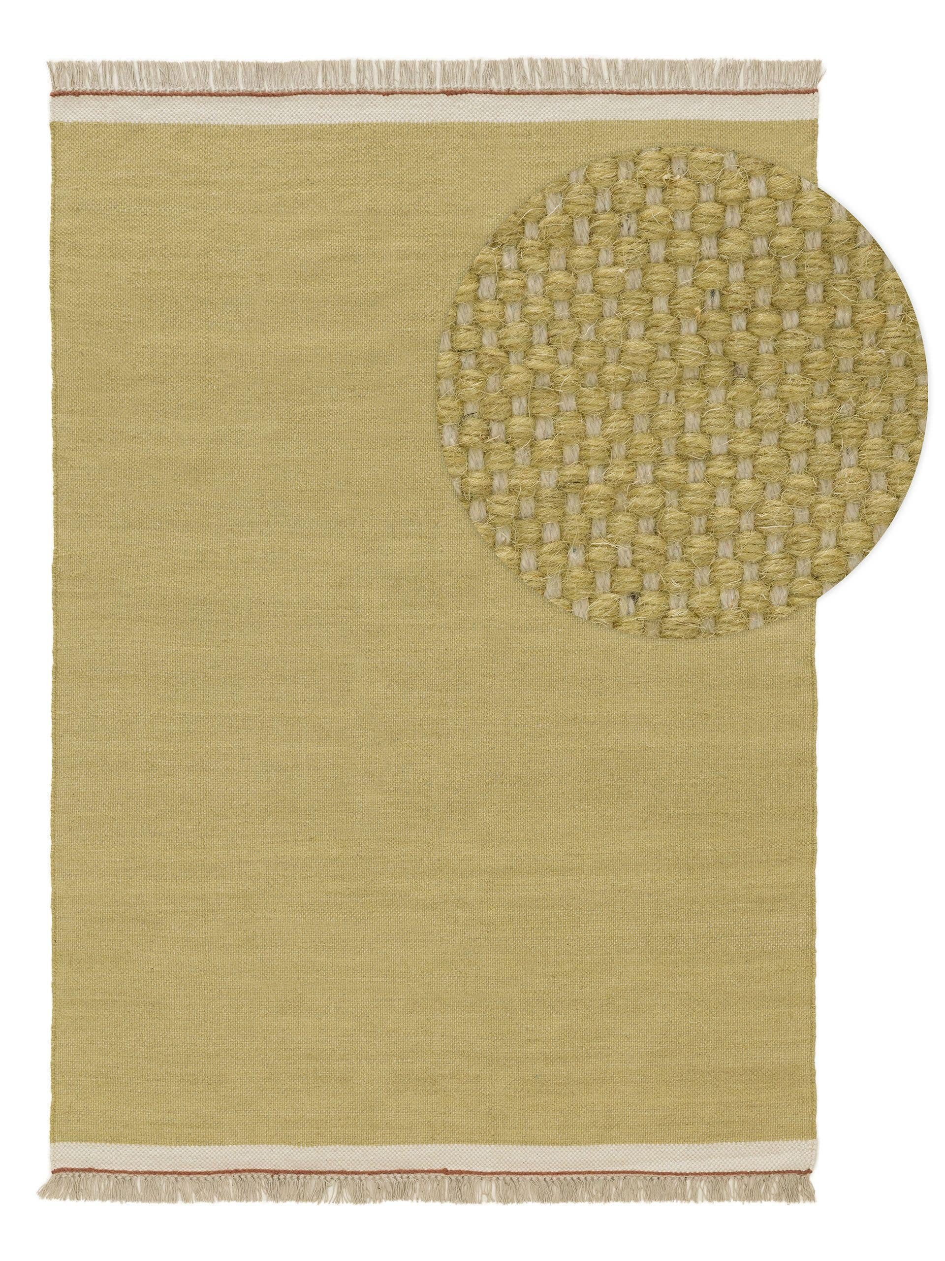 benuta Wollteppich Karla, rechteckig, Höhe: 5 mm, Kunstfaser, Berber, Ethno günstig online kaufen