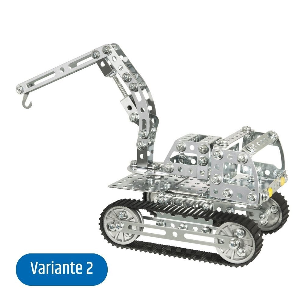 Eitech eitech Bagger 00009 Metallbaukasten, (Konstruktionsspielsteine, 340 St., Konstruktions-Spielset), 3 Modelle baubar