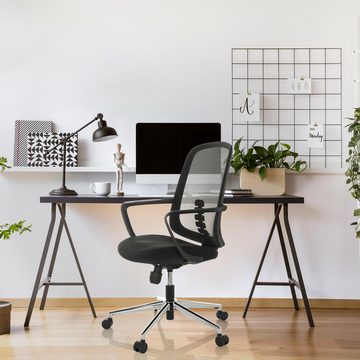 hjh OFFICE Drehstuhl Home Office Bürostuhl SEDIOLO B Stoff/Netzstoff (1 St), Schreibtischstuhl ergonomisch