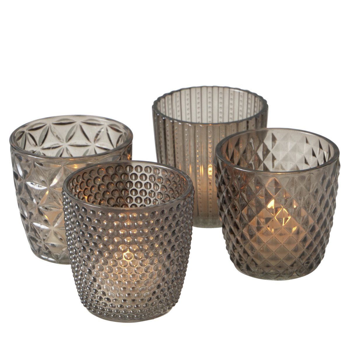 BOLTZE Kerzenständer Boltze Windlicht Set Marilu günstig online kaufen