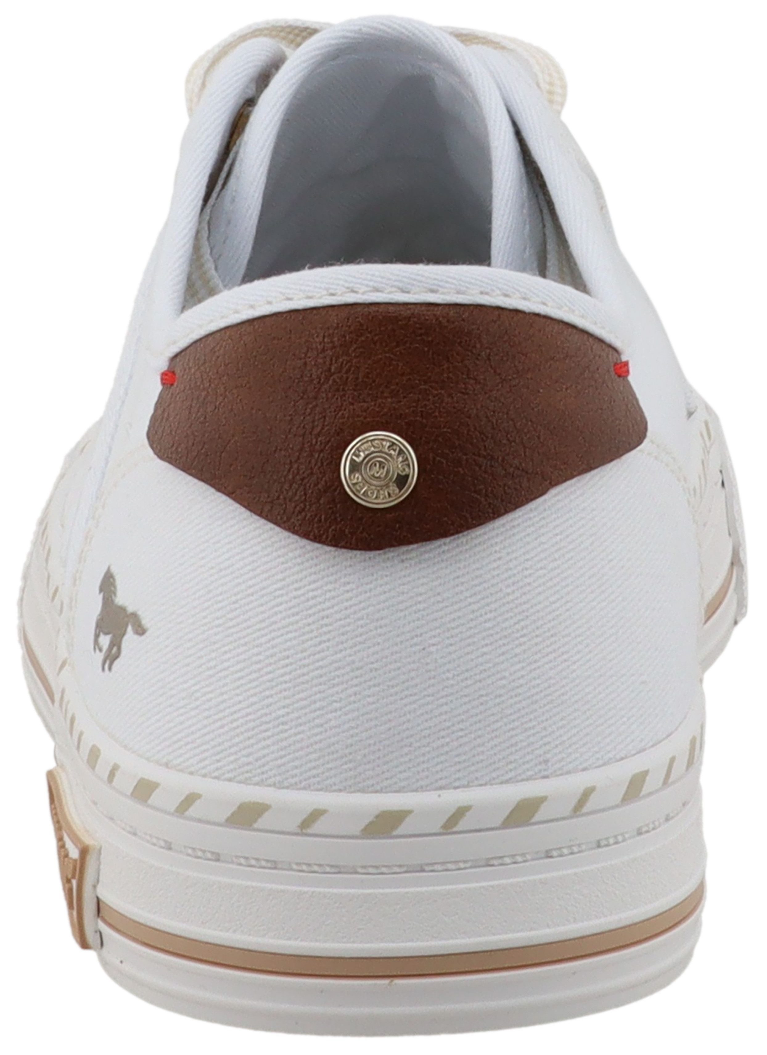 Mustang Shoes Magdalena Slip-On Sneaker Slipper, Halbschuh mit Kontrastbesa günstig online kaufen