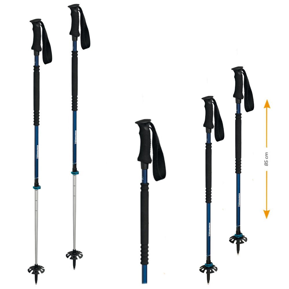 Komperdell Trekking-Stöcke Komperdell THERMO ASCENT TI 2 Touren Skistock Trekkingstock Wander