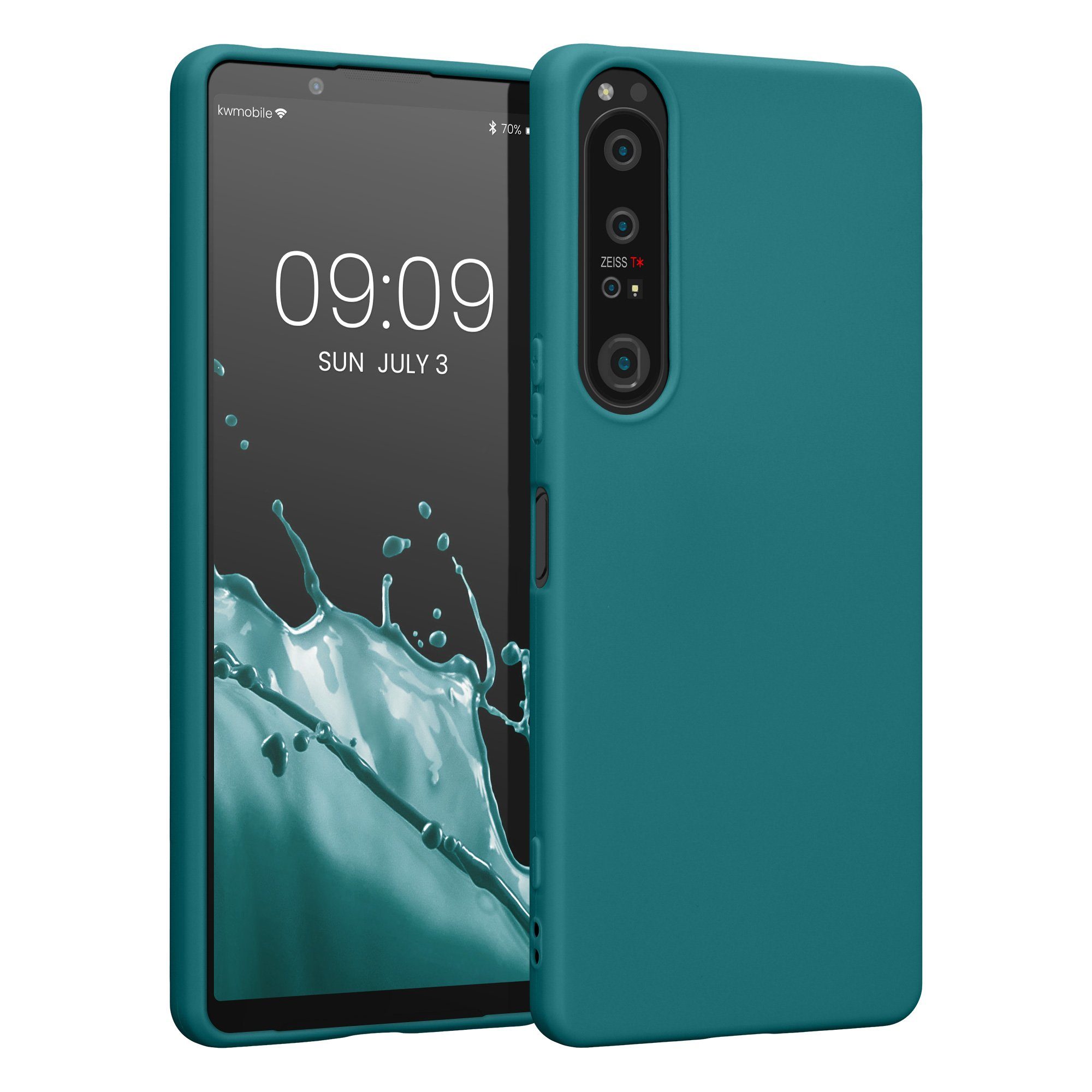 kwmobile Handyhülle Hülle für Sony Xperia 1 IV, Hülle Silikon - Soft Handyhülle - Handy Case Cover