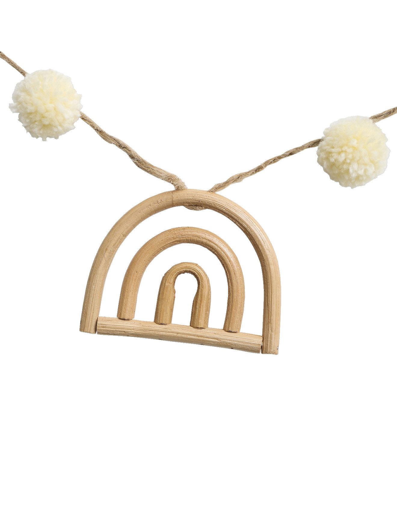 vertbaudet Girlande Kinderzimmer Girlande REGENBOGEN, Rattan