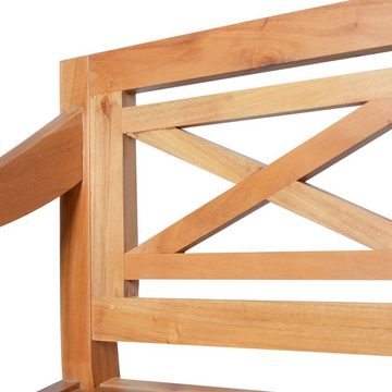 DOTMALL Sitzbank mit Armlehnen ist aus Mahagoni Massivholz,stabil und langlebig
