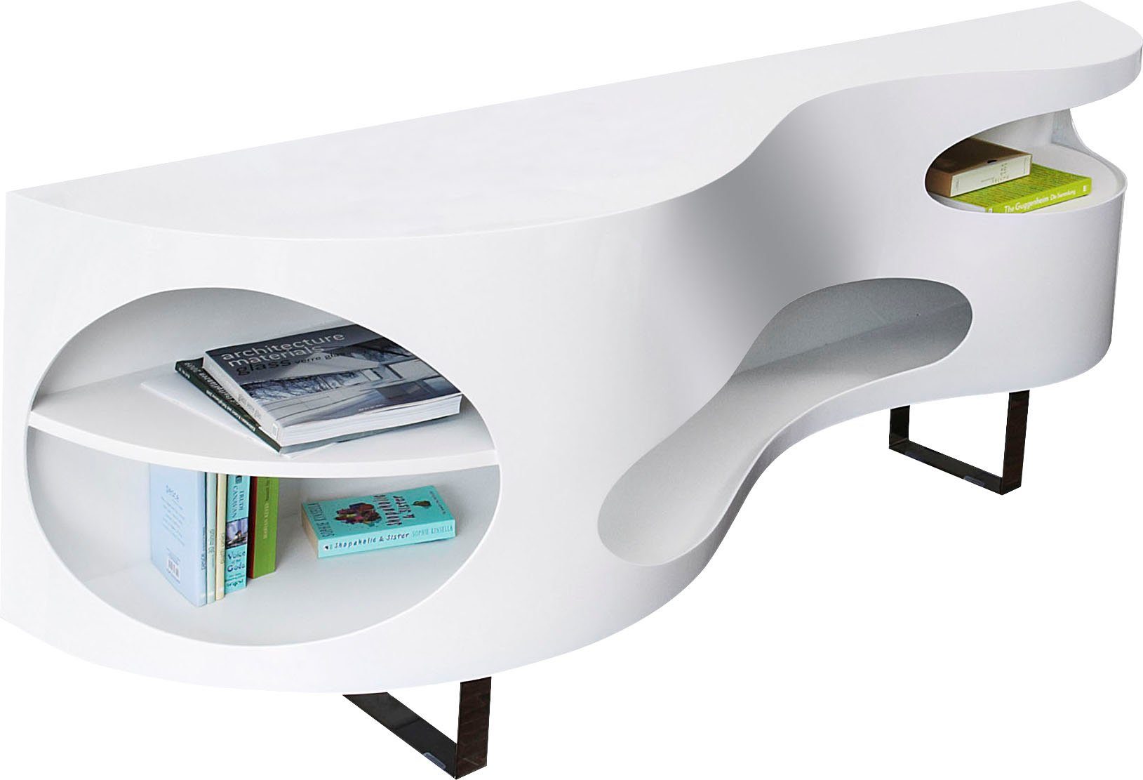SalesFever Sideboard Slough - Stilvolle Kommode, Kommode in extravaganter Form, Breite 200 cm