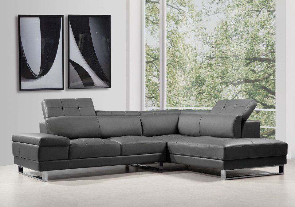 Europe Sofas, in Designer JVmoebel Wohnlandschaft Polsterecke Sofa Ledersofa Couch Ecksofa Made