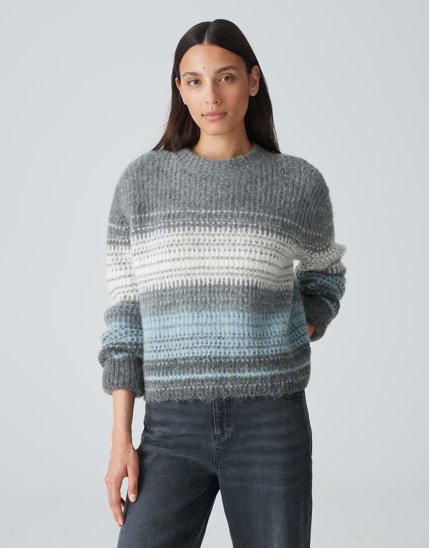Strickpullover Strickpullover PRADETA Boxy Fit mit Alpaka