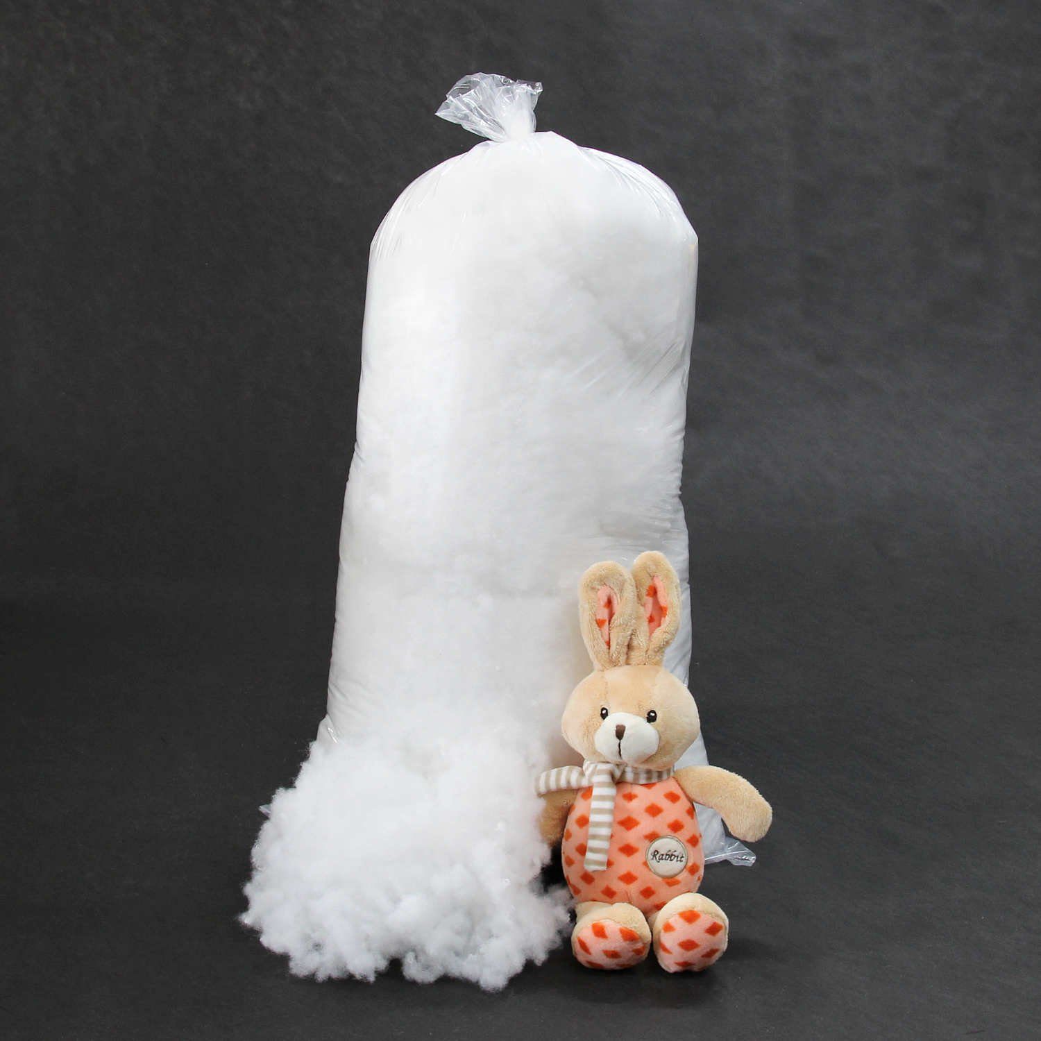 fränkische Schlaf-Manufaktur Kissenfüllung 1kg hochbauschige Füllwatte, Bastelwatte, Stopfwatte als Füllmaterial