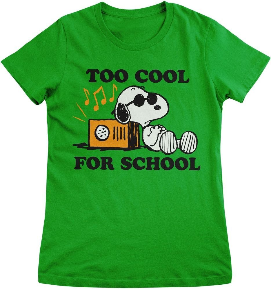 PEANUTS Worldwide LLC T-Shirt Snoopy Too Cool For School Girly Tee günstig online kaufen