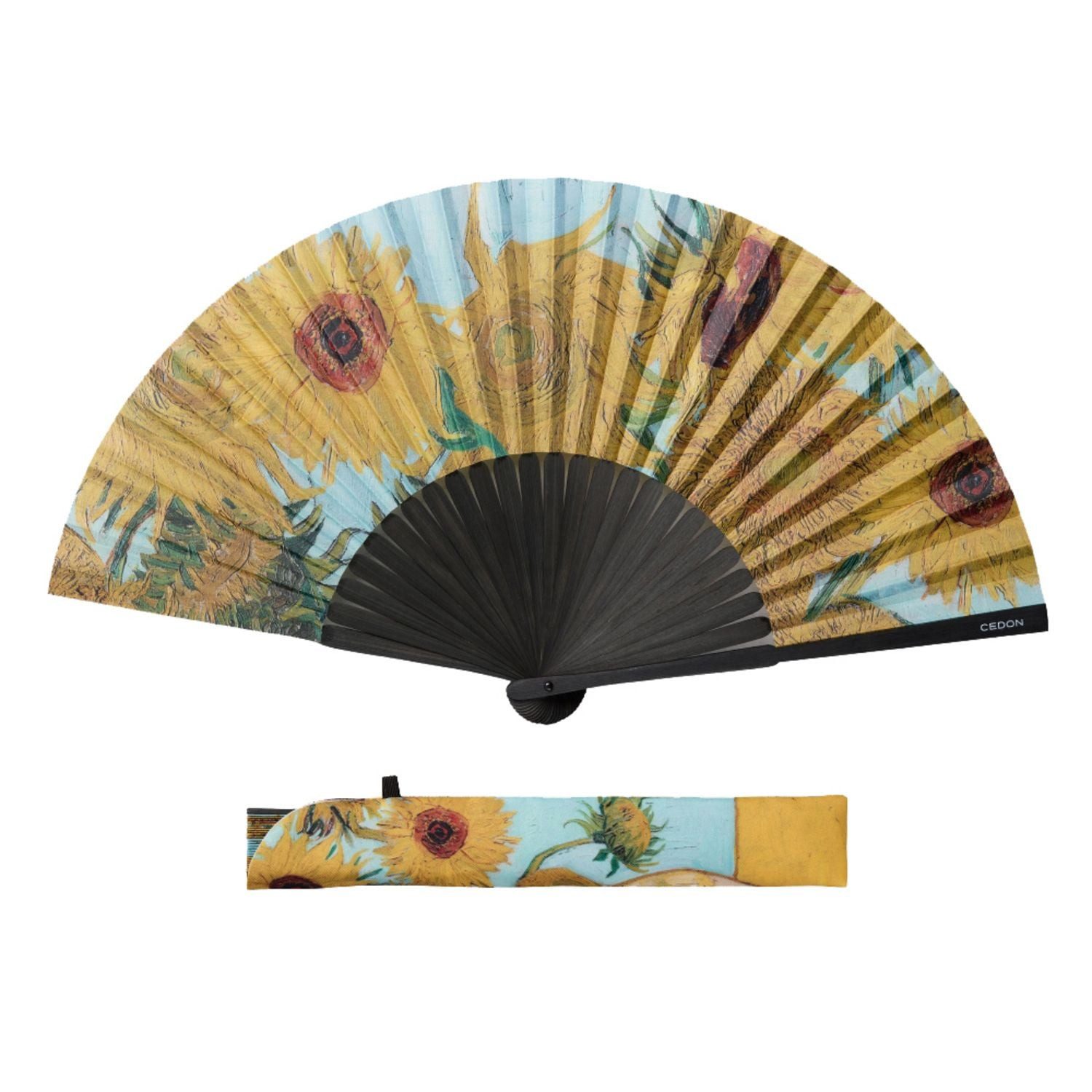Cedon Museum Shops Aktentasche Fächer van Gogh, Sonnenblumen