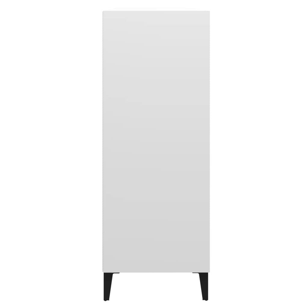 Sideboard St) Holzwerkstoff Weiß (1 Sideboard vidaXL 69,5x32,5x90 cm