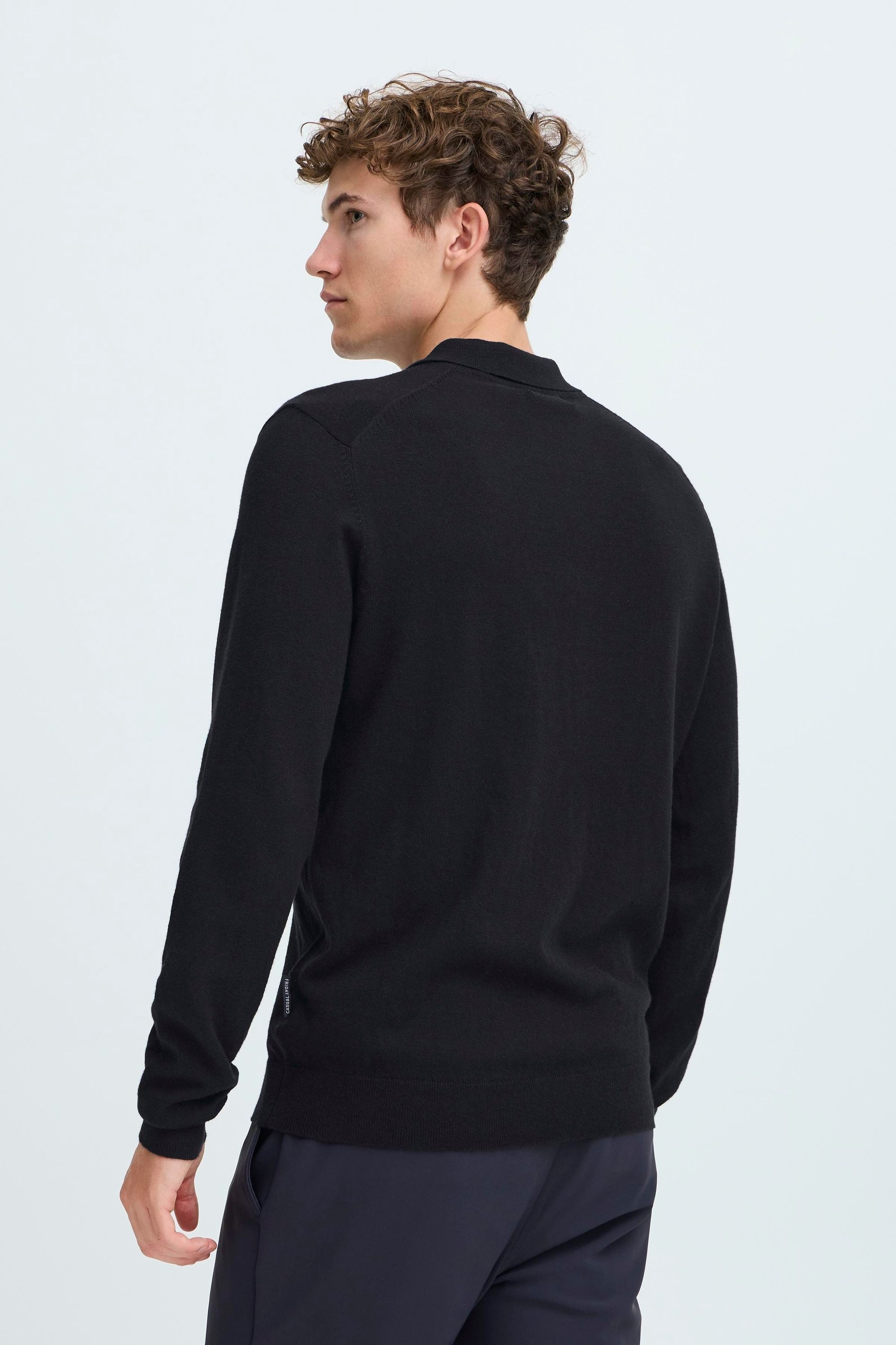 Casual Friday Strickpullover CFFrode Modisches Polo-Longsleeve