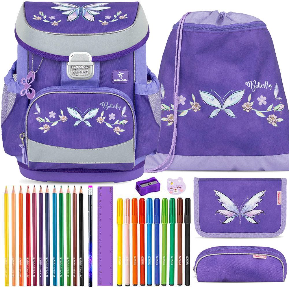 Schulranzen Set Mini Fit 10-teilig 2026 Mädchen Starlight Wings Butterfly