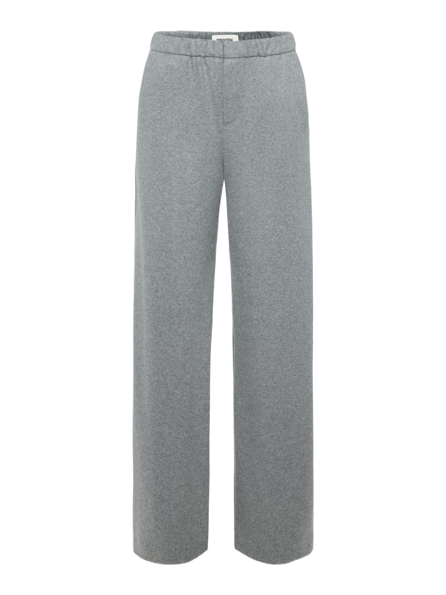 Drykorn Stoffhose grau, Casual, Polyester, Meliert, Gerade, Mittel