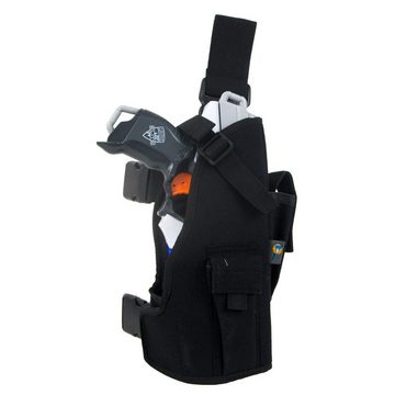 Metamorph Kostüm Multiholster MX black, Das verstellbare Tiefziehholster für mittelgroße Blaster von Stronga