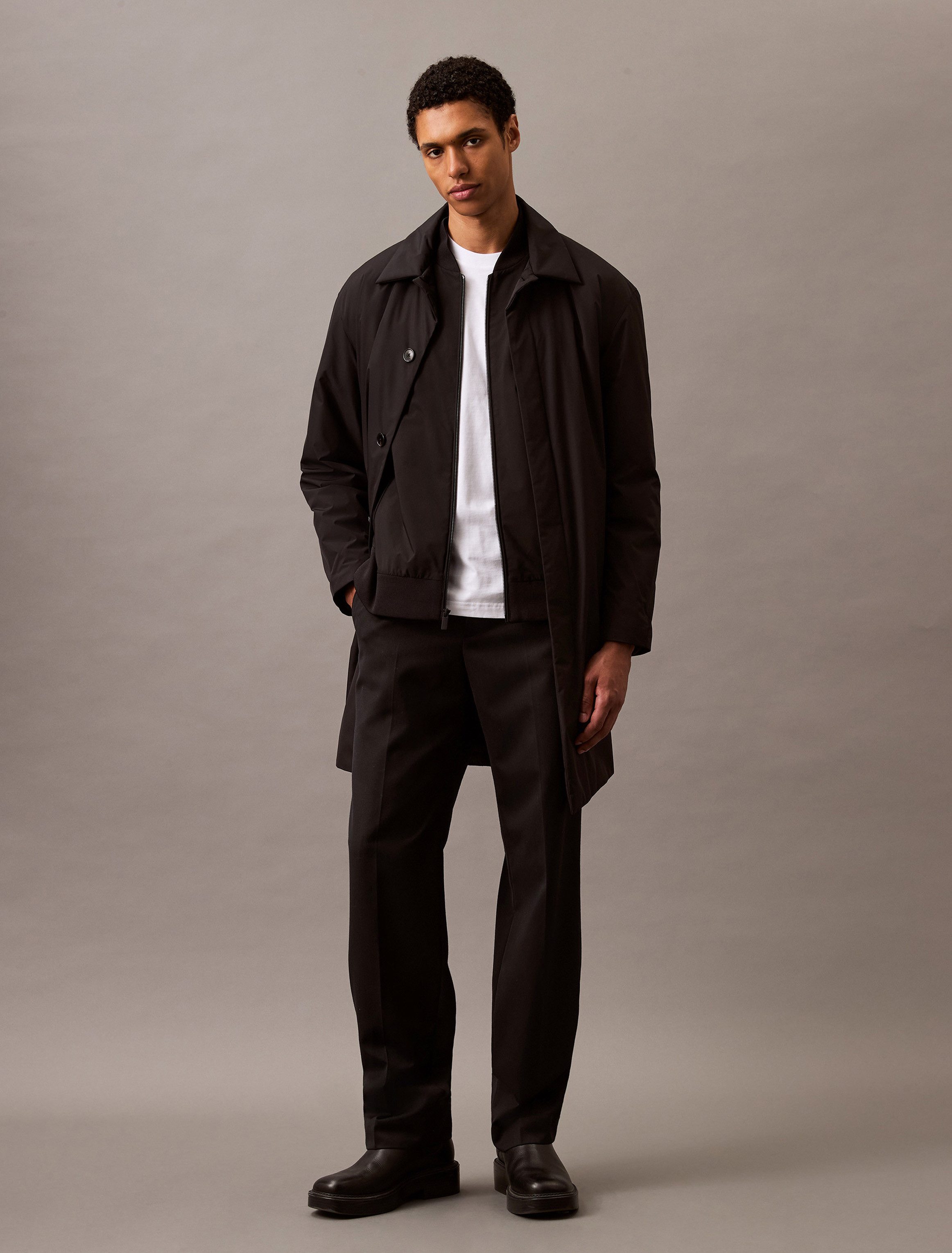 Calvin Klein Bomberjacke Regular fit, mit Rundhalsausschnitt