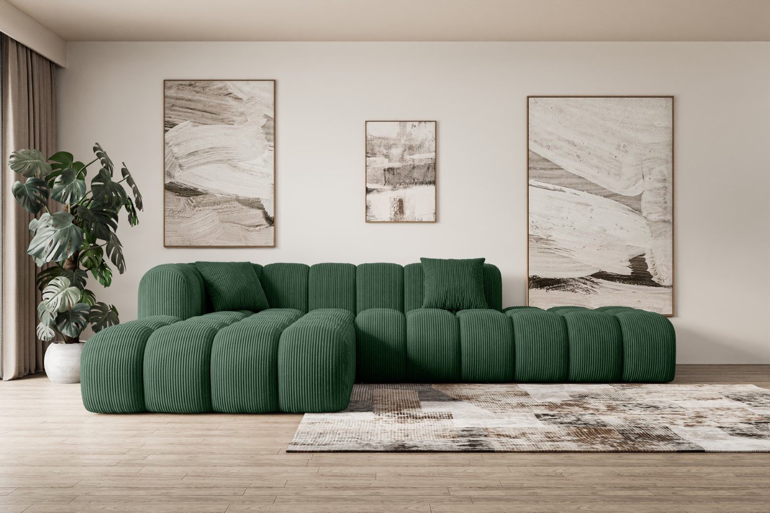 ALTDECOR Ecksofa OLEA-L2, Sofa Praktische Bequeme Funktionsecke Couch L-For günstig online kaufen