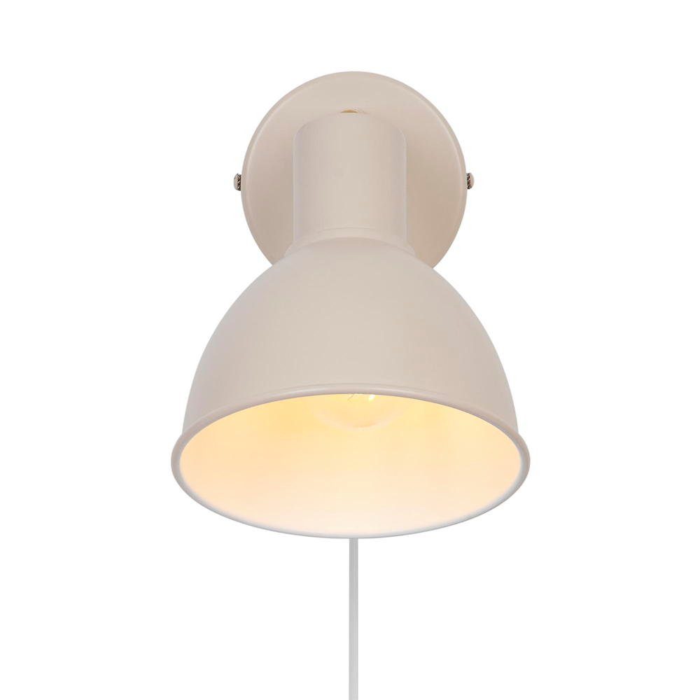 Pop Nein, Beige click-licht Wandlicht E27, enthalten: keine Angabe, in Wandleuchte warmweiss, Wandleuchte Wandleuchte, Leuchtmittel Wandlampe,