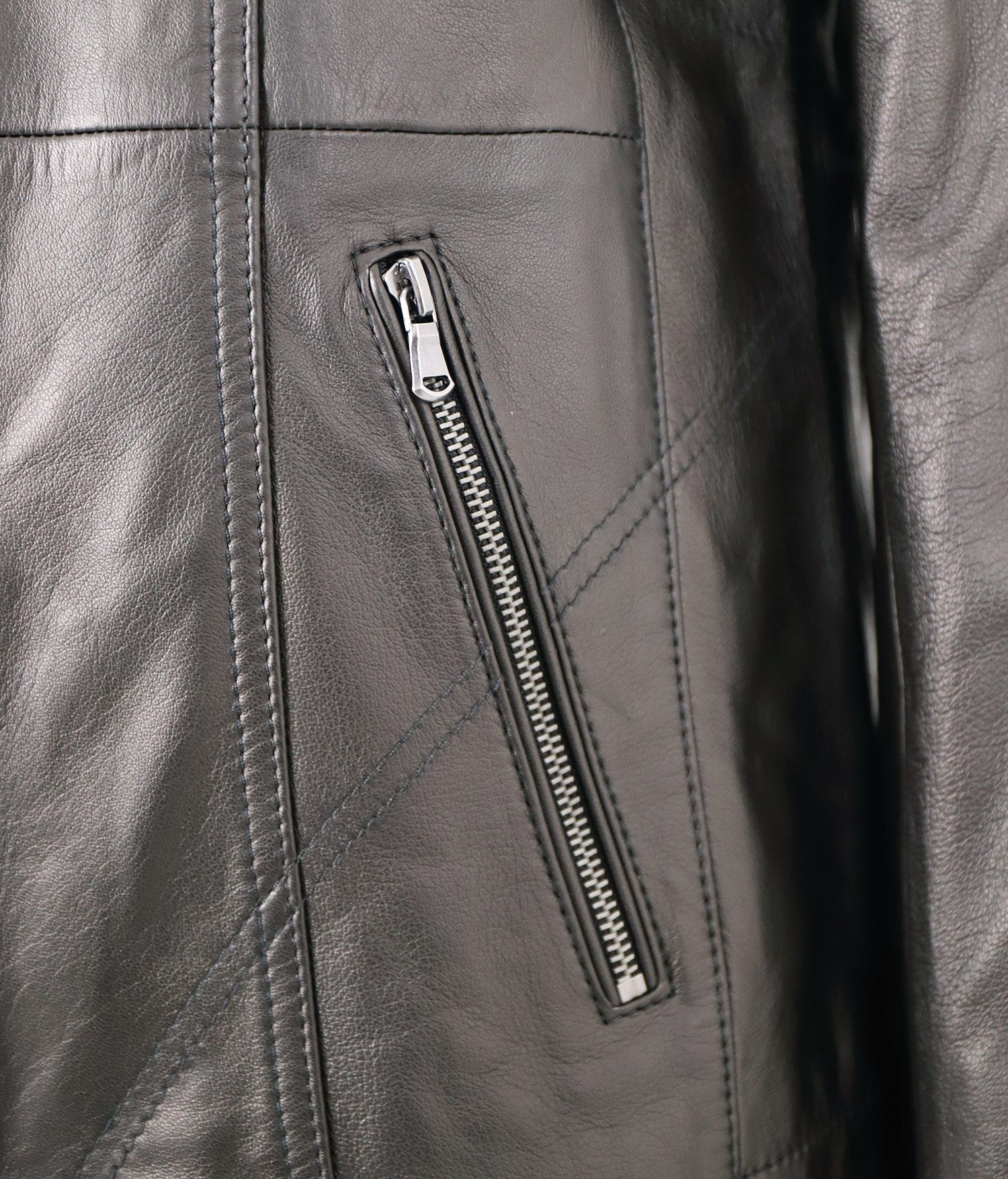 Maddox Lederjacke Line MADDOX - Damen Lederjacke Lammnappa schwarz