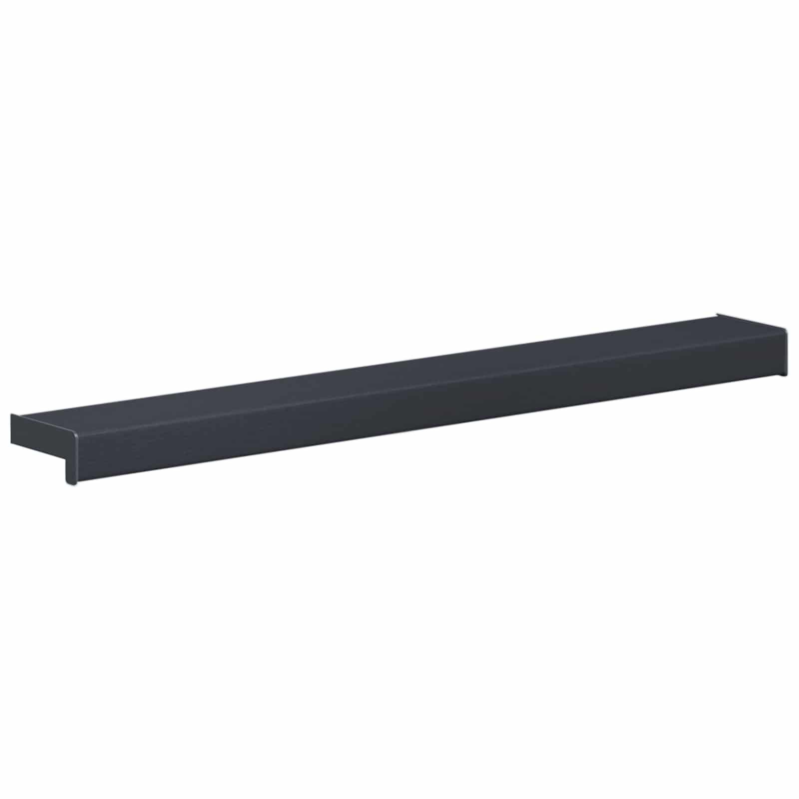vidaXL Fensterbank 100 x 10 x 4,5 cm Fensterbank Anthrazit mit Holzmaserung 100x10x4,5 cm