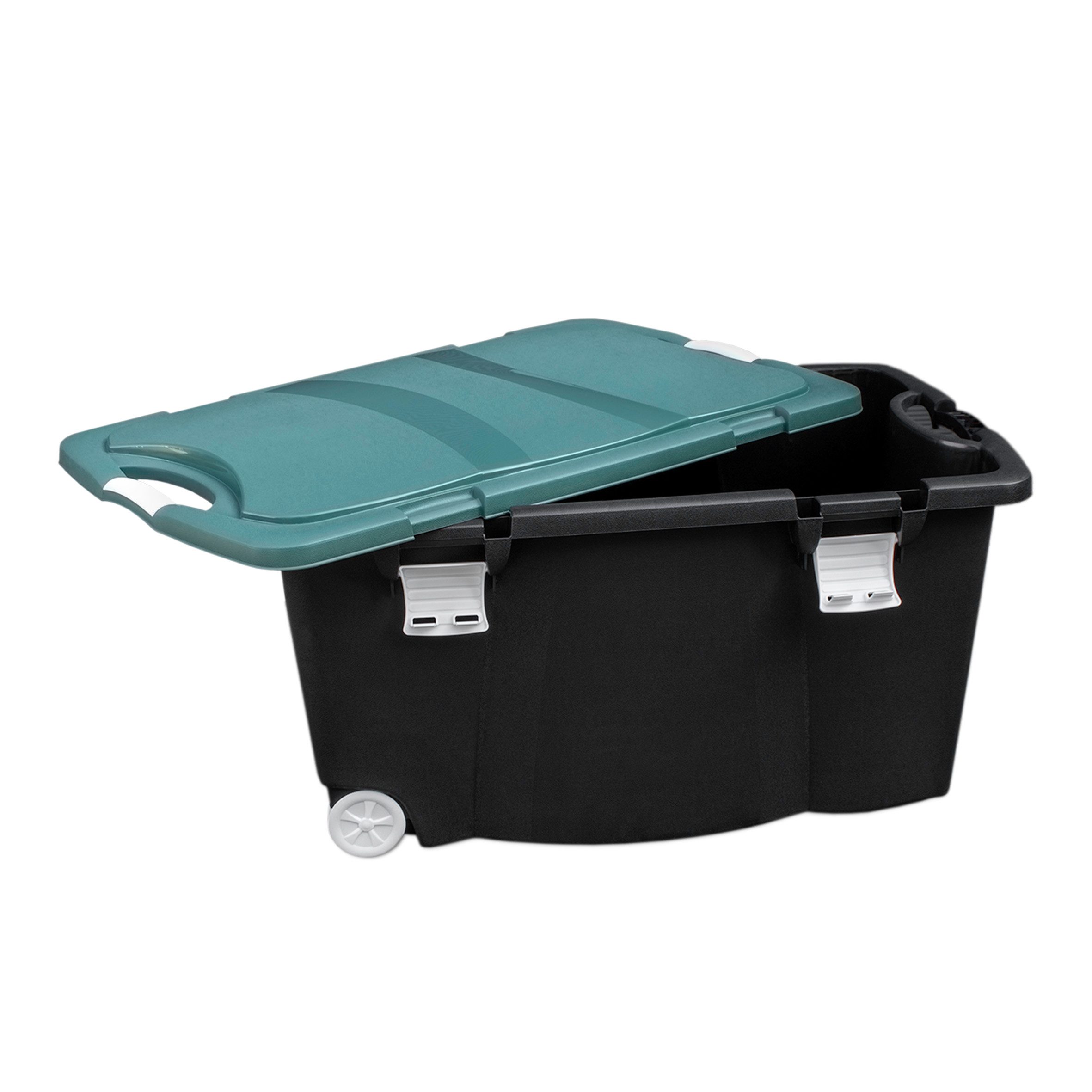 Spetebo Unterbettkommode Allzweckbox mit Klappverschluss - 120 Liter