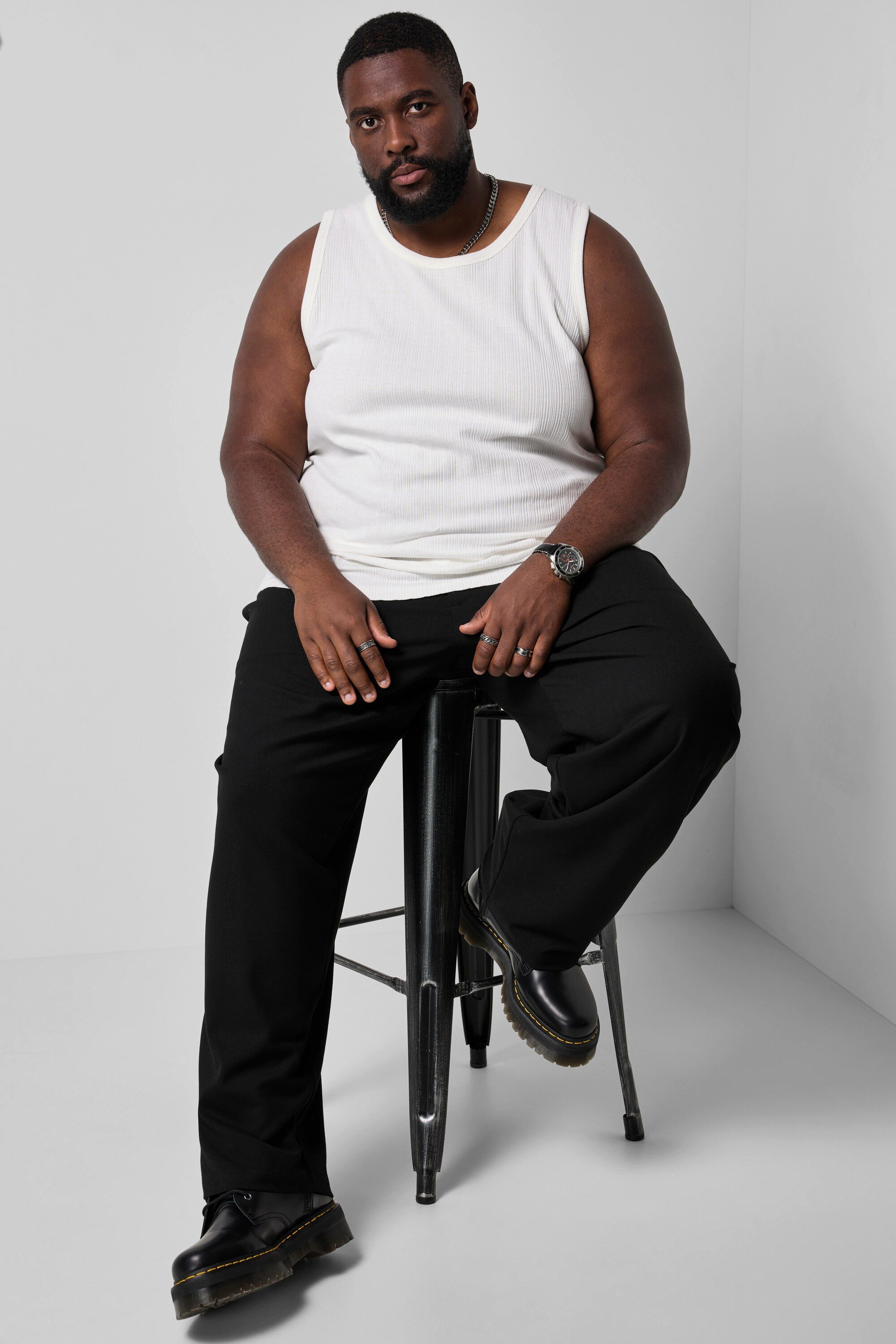STHUGE T-Shirt Tanktop Strukturjersey