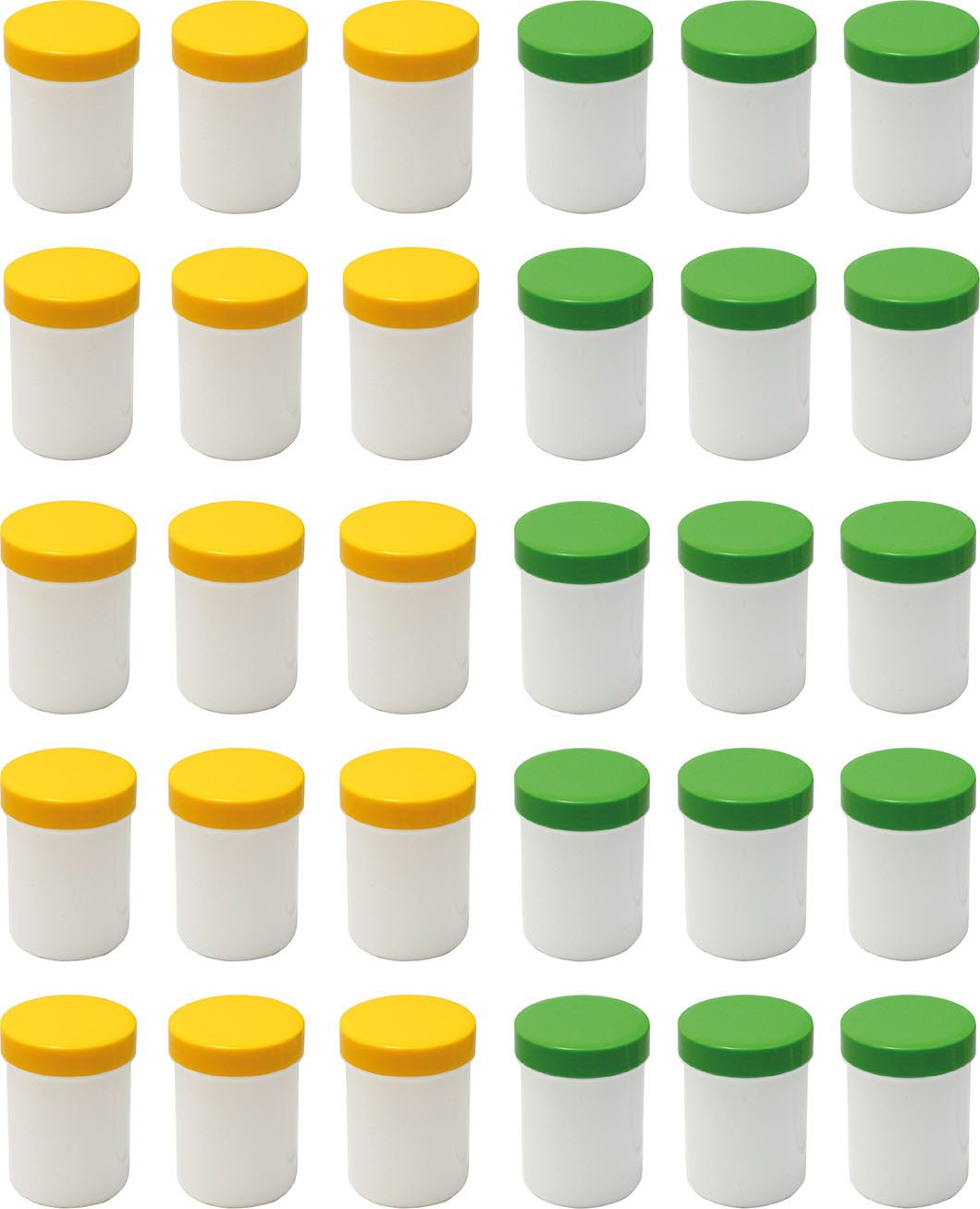 Doserie Kuhn Dose für Salben, Cremes oder Kleinigkeiten (Füllvolumen 60 ml (hoch), Höhe 56 mm, 50 St., Salbendosen mit passenden Deckeln), Salbentiegel, Salbenkruke, Cremedose