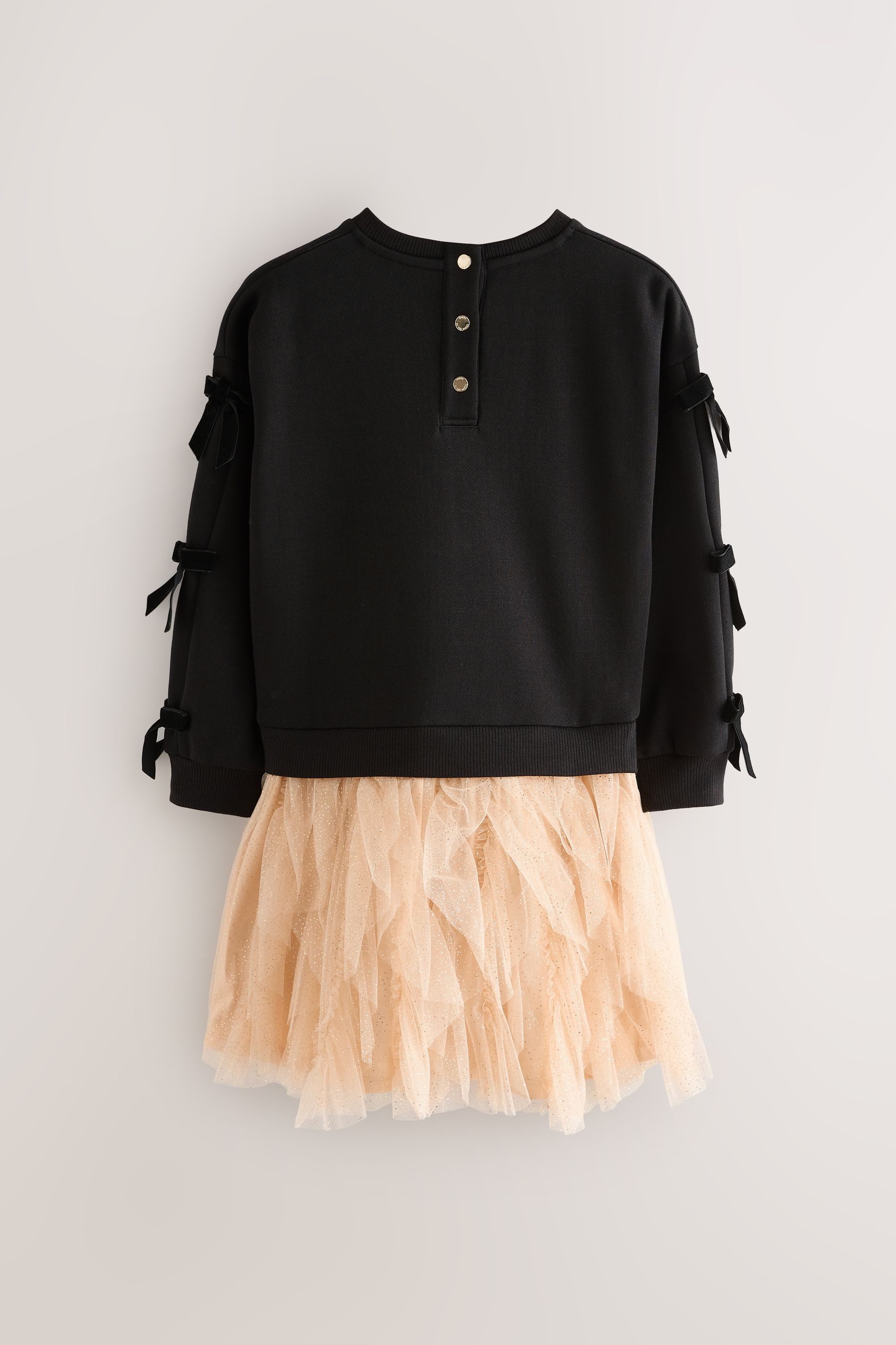 Baker by Ted Baker Tüllkleid Baker by Ted Baker Sweatshirtkleid mit Mesh-Rock (1-tlg)