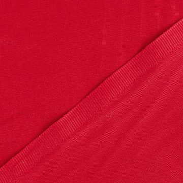 SCHÖNER LEBEN. Stoff Baumwollstoff Dekostoff Canvas einfarbig rot 1,4m Breite, allergikergeeignet