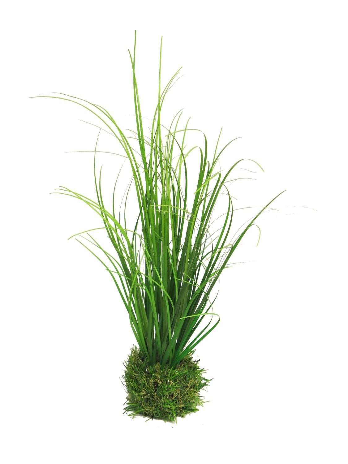 Kunstgras Deko Gras Lampenputzergras Weilin auf Grasballen, grün, 25 cm Lampenputzergras, artplants, Höhe 25.0 cm