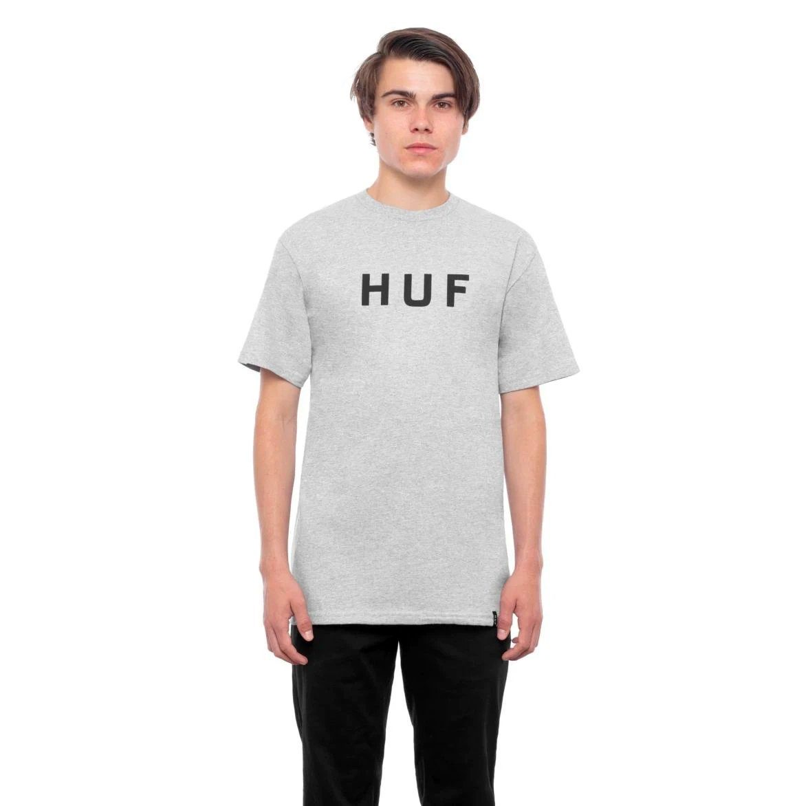 HUF T-Shirt OG Logo - grey heather