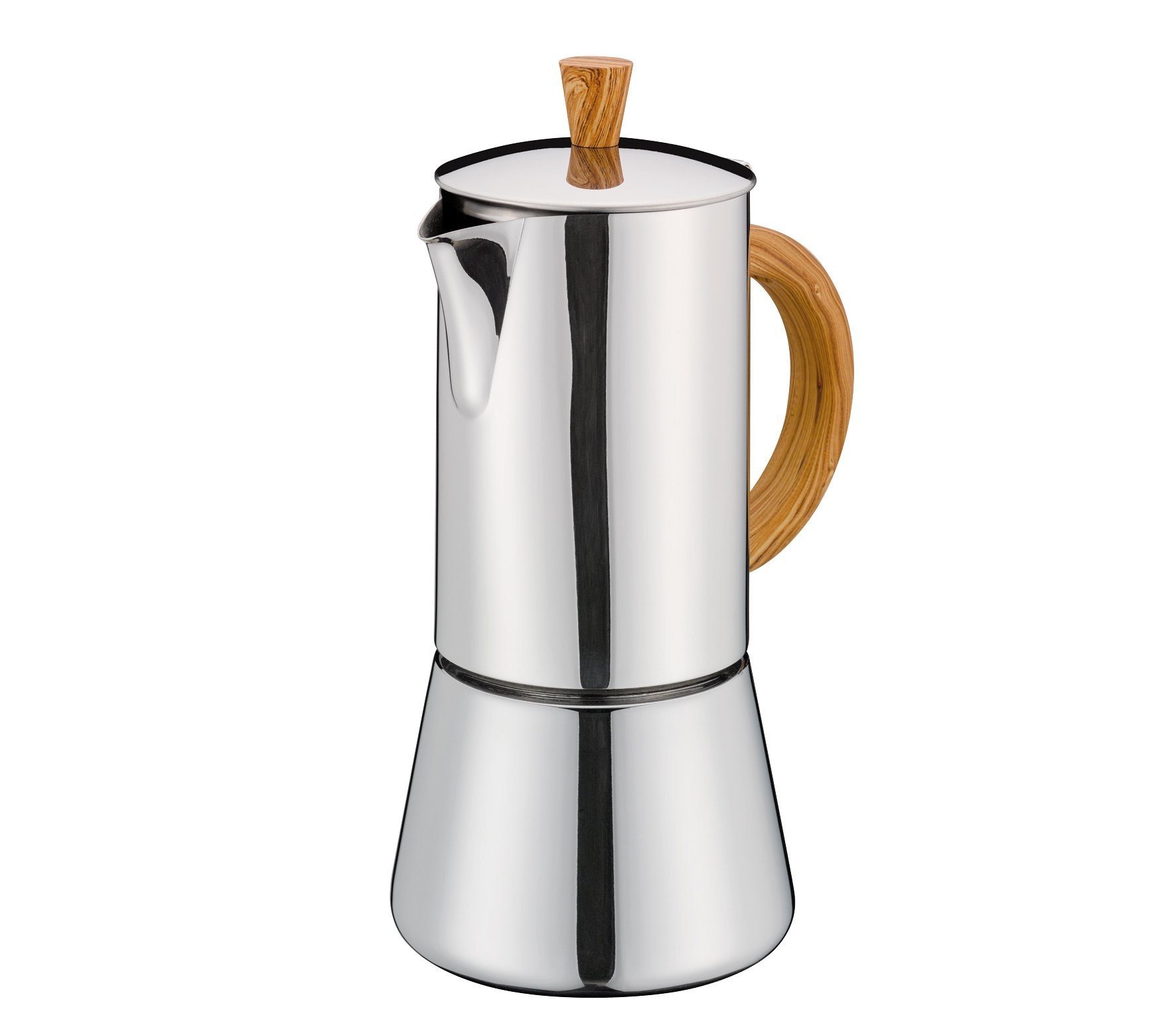 Cilio Espressokocher Espressokocher Kaffeebereiter Mokkakocher Induktion 6T cilio FIGARO