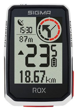 SIGMA SPORT Fahrradcomputer Rox 2.0 Top Mount GPS Bike Computer Navi Fahrradtacho Komoot