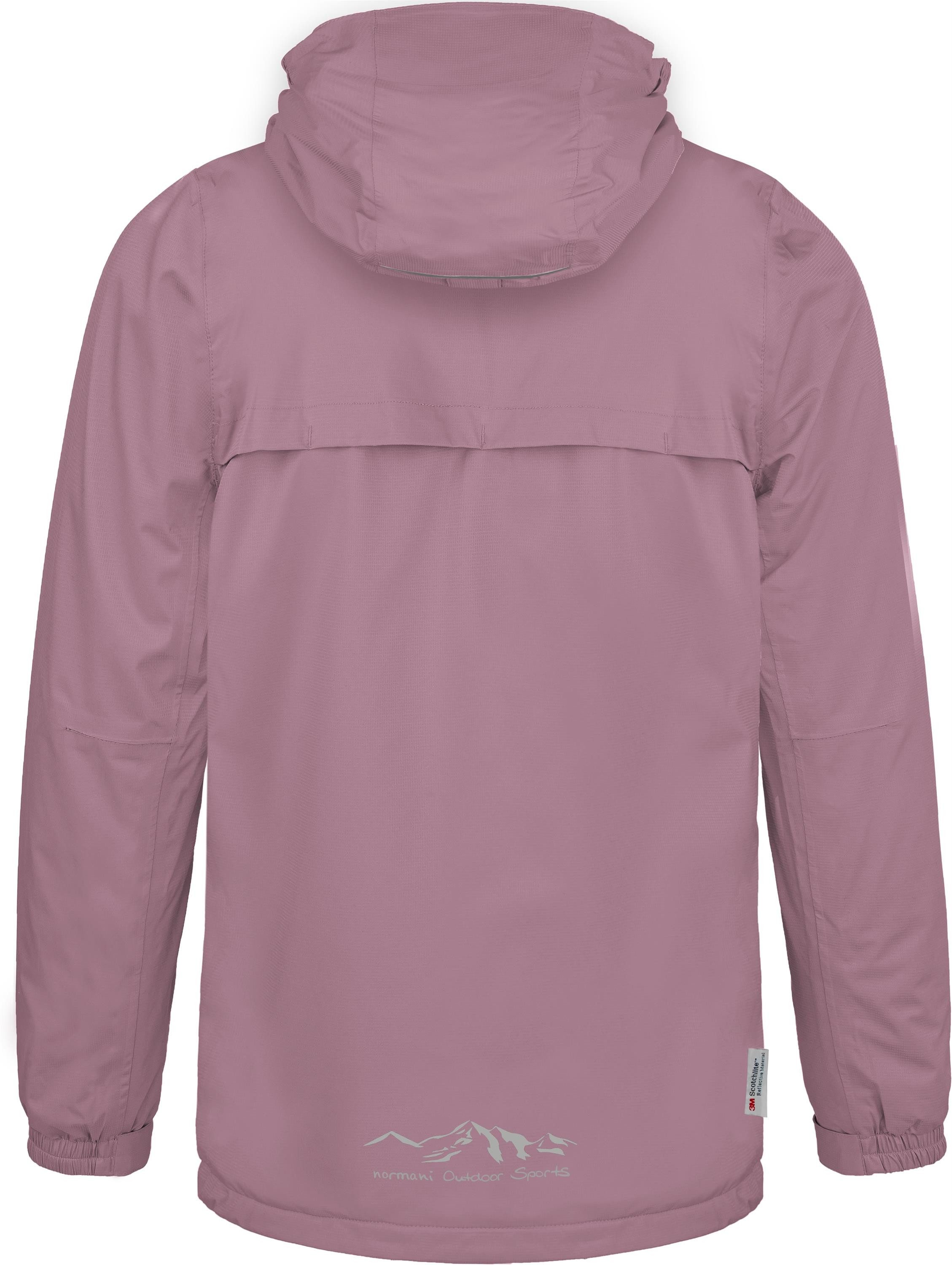 normani Regenjacke Kinder Regenanzug Regenjacke und Regenhose Kinder 2-Teiliges Regen-Set mit Fleecefutter für Junge und Mädchen – Bild 3 von 5