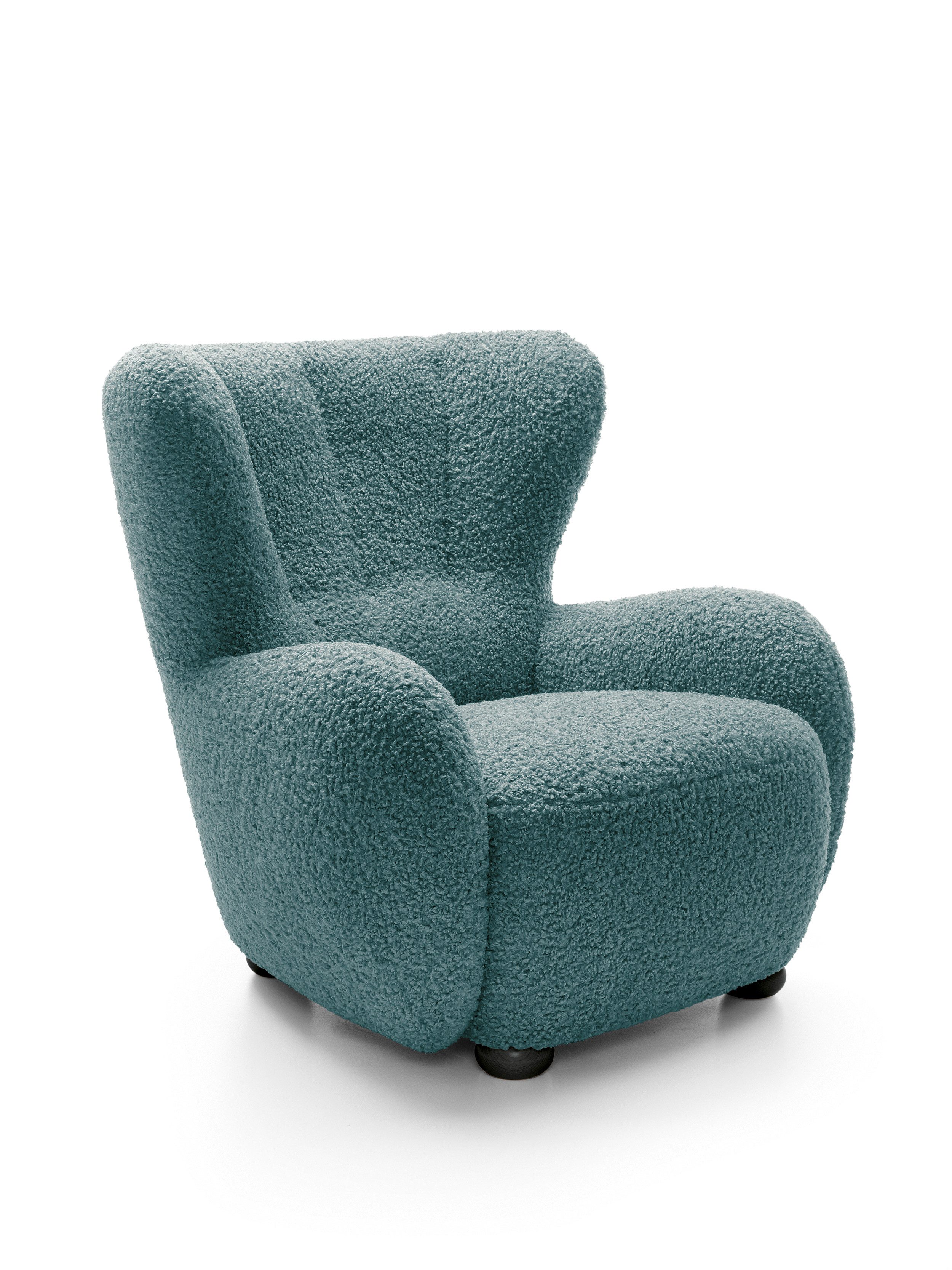Goldstoff Sessel HUGSY Relaxsessel Boucle mit günstig online kaufen