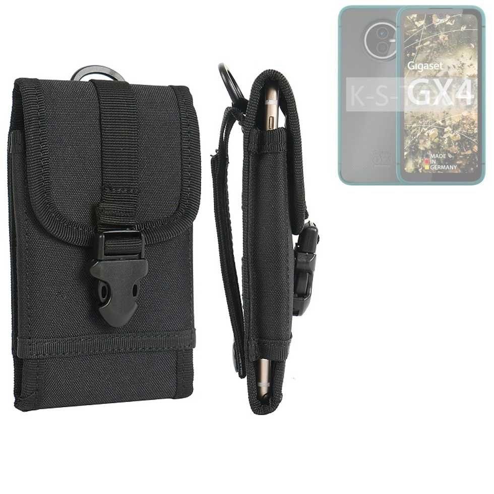 K-S-Trade Handyhülle für Gigaset GX4, Holster Handy Hülle Holster Handytasche Gürtel Tasche Schutz