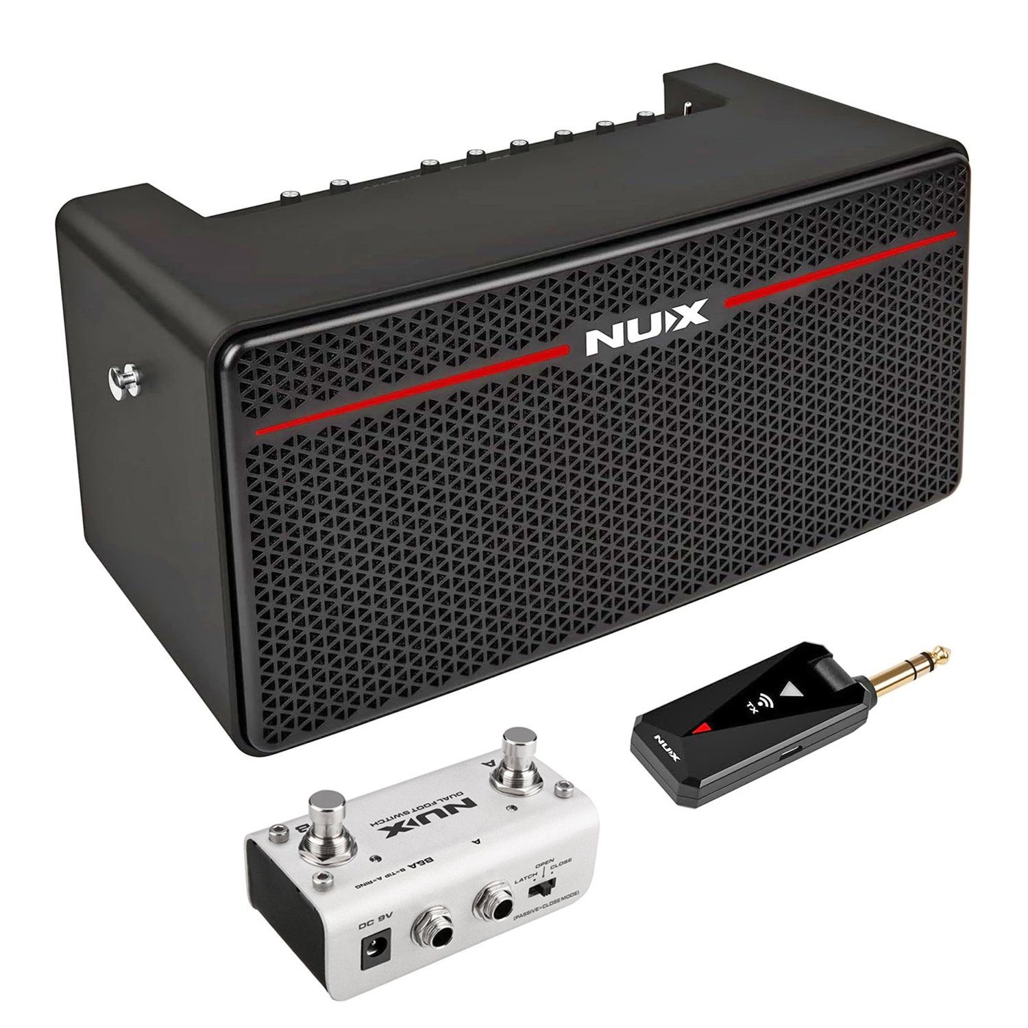 Nux Nux Mighty Space Modeling Gitarren-Verstärker Verstärker (30,00 W, Wireless Modeling Verstärker für E-Gitarre/Bass)