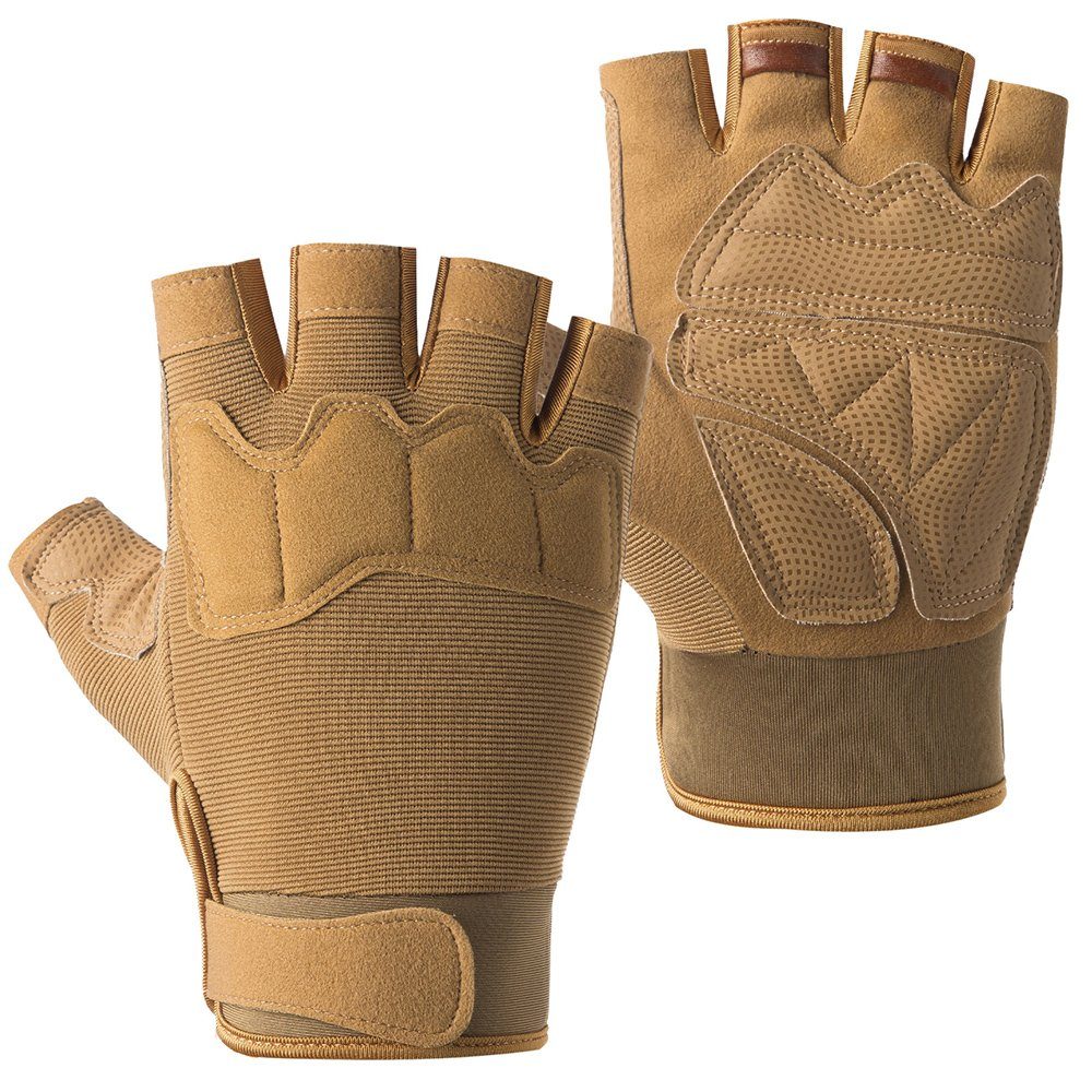Sunicol Fahrradhandschuhe Men Tactical Fingerless Gloves, Half Finger, Camo günstig online kaufen