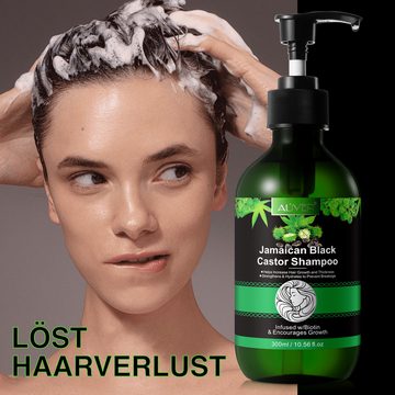 ALIVER Haarshampoo Shampoo Rizinusöl Kopfhaut Pflege Haarwachstum Vegan Aliver, 1-tlg., Vegan