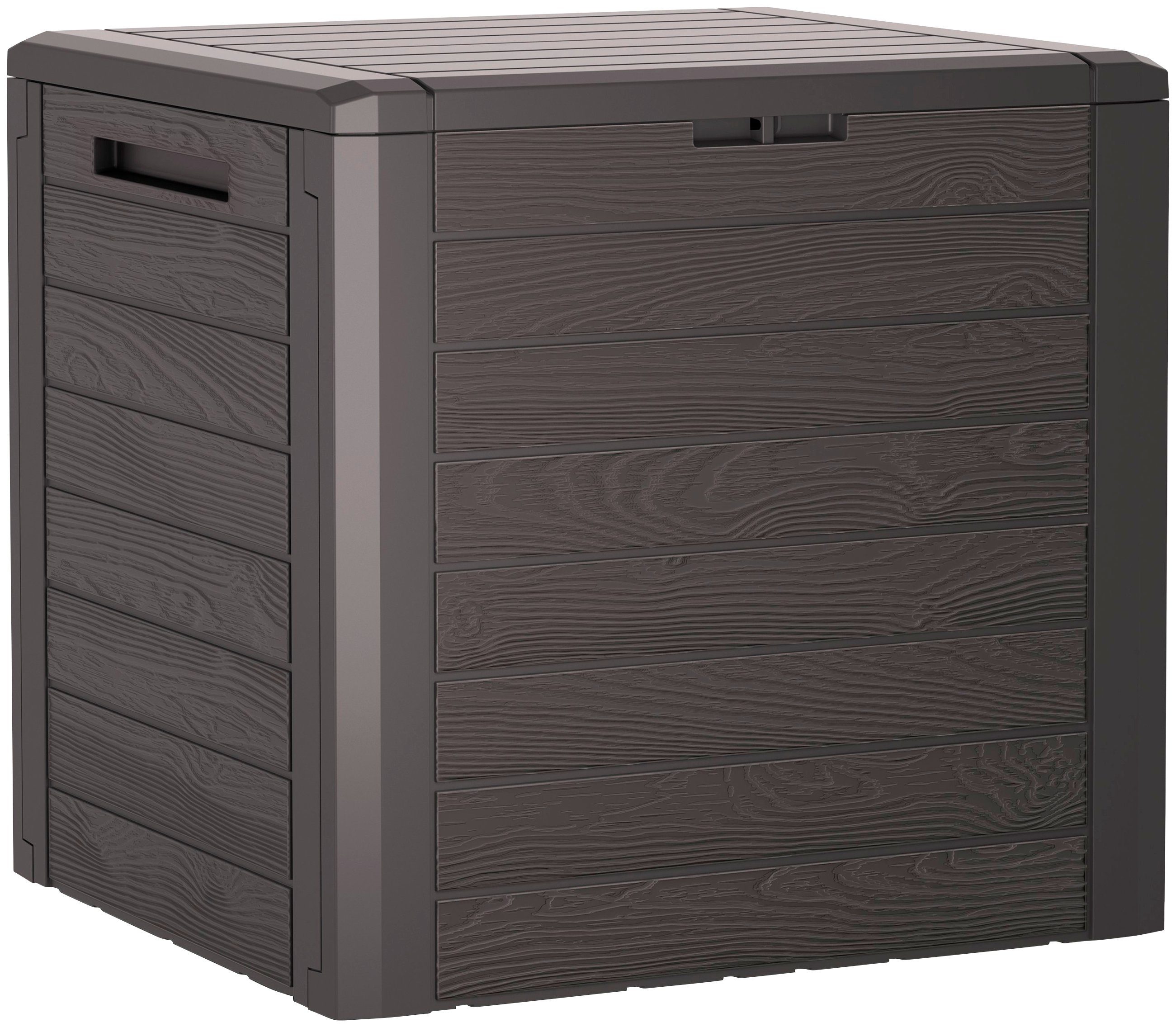 Prosperplast Aufbewahrungsbox Woodebox, TOPSELLER! (1 St., OTTOs Choice), braun, 140 liter